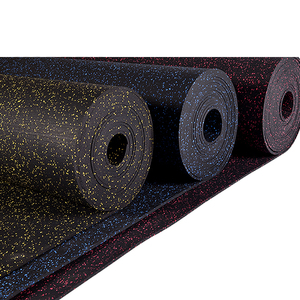Non Toxic Weight Lifting Fitness Rubber Tile Gym Rubber Flooring Mat Roll