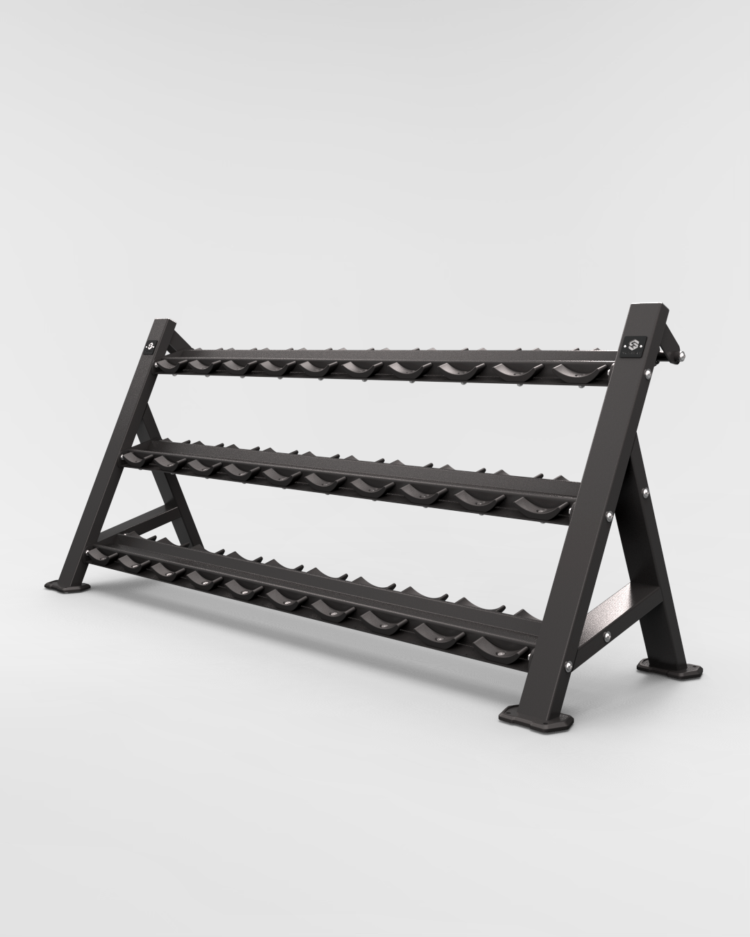 Skelcore 3-Tier Commercial Dumbbell Rack SK-WRK-03